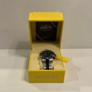 Invicta Silver and Black Men's Watch